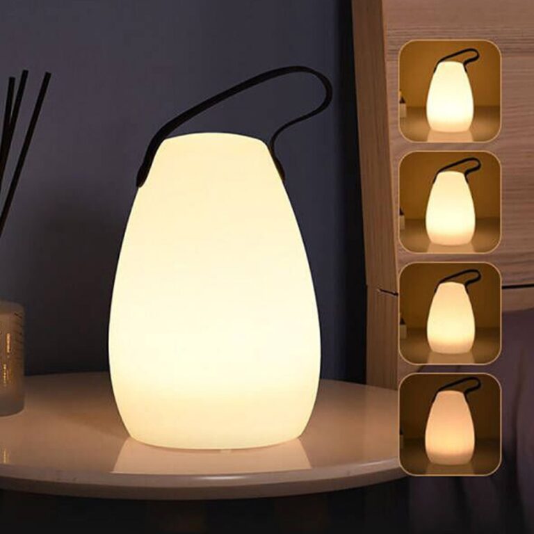 Lanterne Led Portable avec télécommande en 8/16 couleurs, luminaire décoratif d'intérieur, idéal pour une chambre à coucher ou un Camping 3