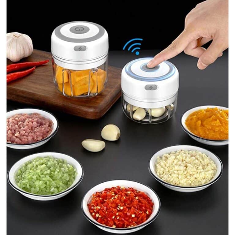 Mini hachoir électrique pour légumes et viande chili, mixeur, gadgets de cuisine, chargement USB, 100 ml, 250ml 2